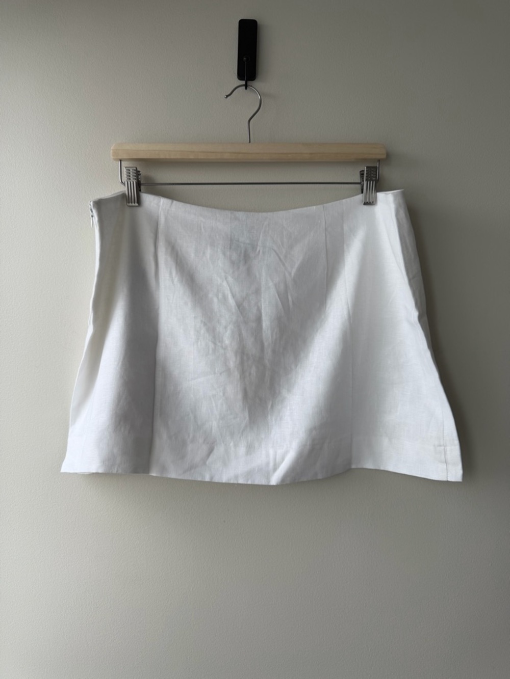 Reformation Ren Linen Mini Skirt NWT - Picture 8 of 8
